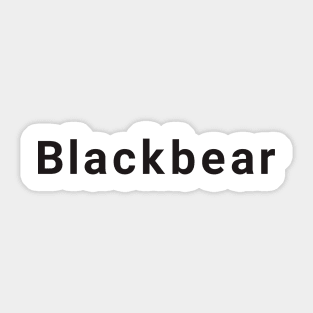 blackbear Sticker